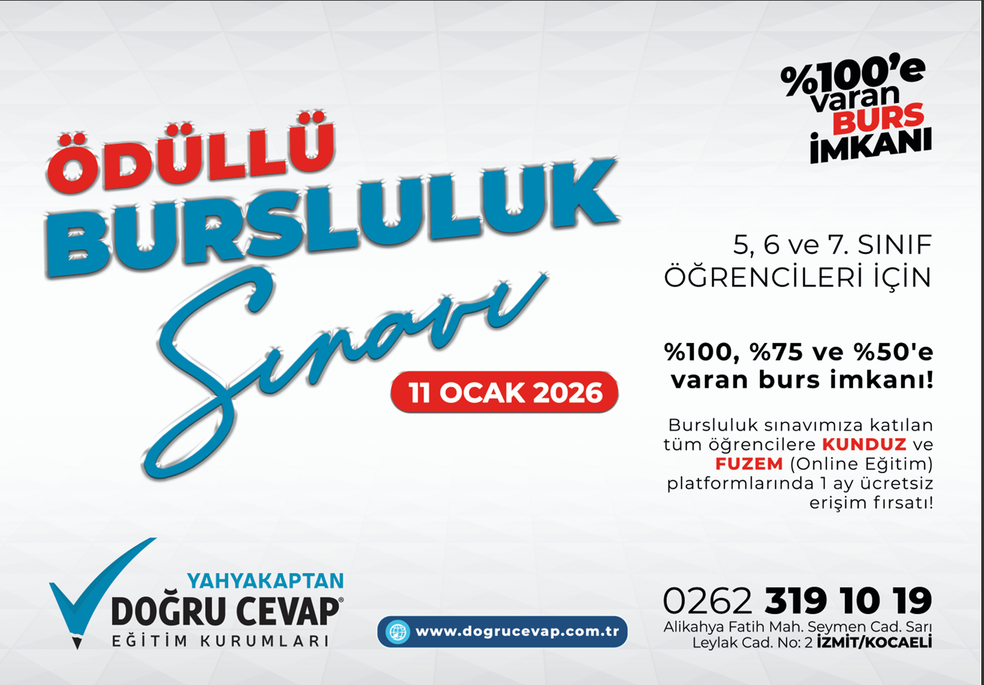 Ödüllü Bursluluk Sınavı